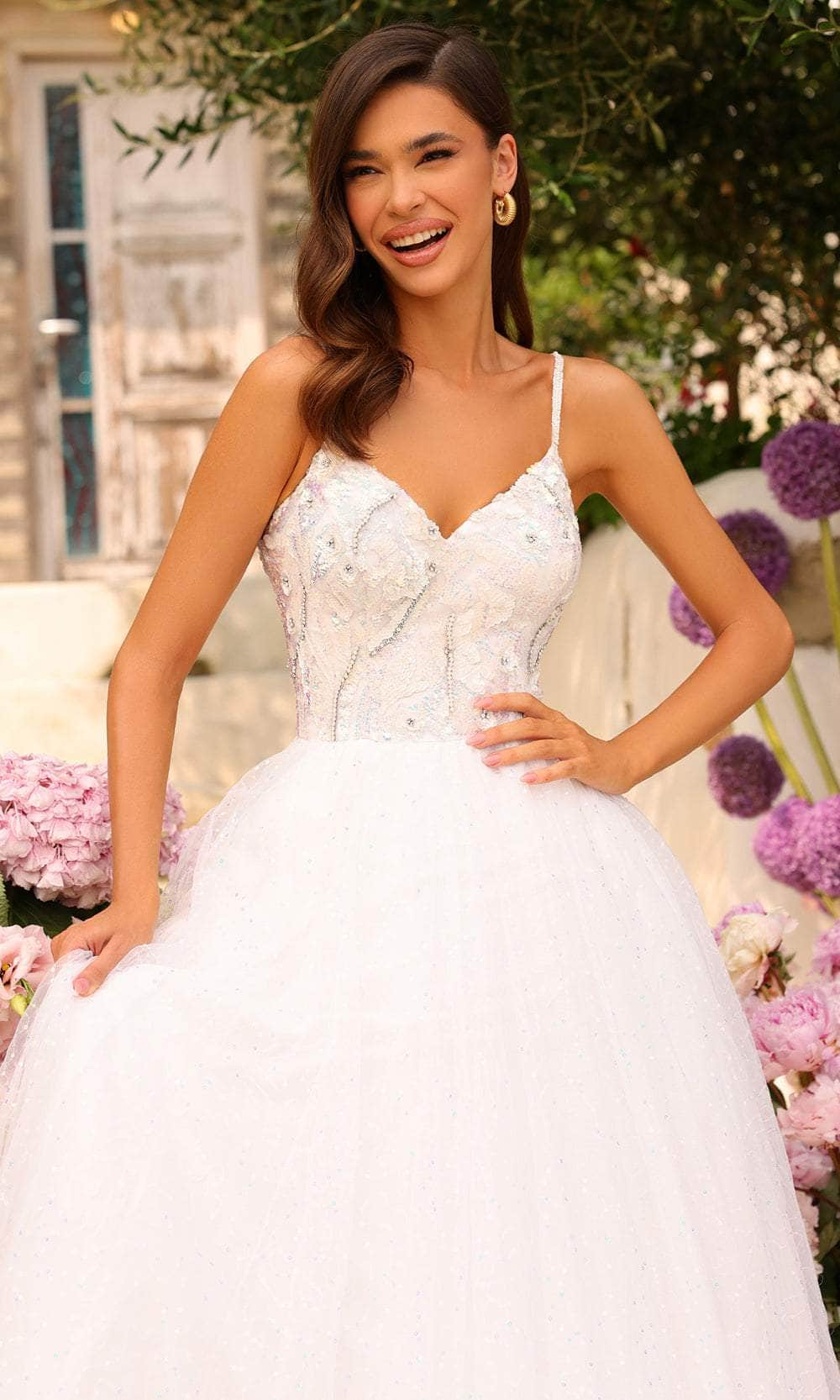 Amarra 94020 - Beaded Sleeveless Ballgown