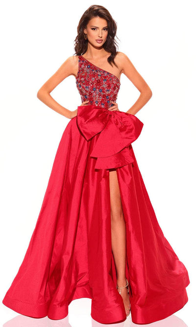 Amarra 94041 - Beaded Ballgown 4 / Red