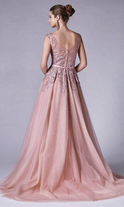 Andrea and Leo A0257 - Embroidered Evening Gown Mother of the Bride Dresses 2 /Dusty Rose