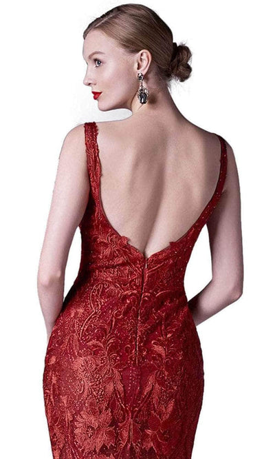 Andrea and Leo A0711 - High-Neckline Embroidered Evening Gown Evening Dresses
