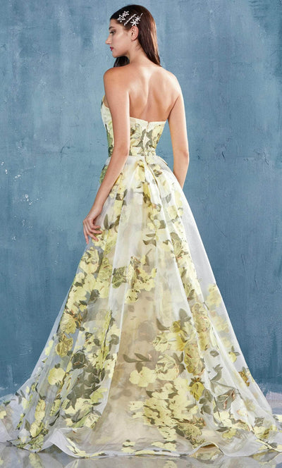 Andrea and Leo A0770 - Floral Sleeveless Prom Dress Prom Dresses