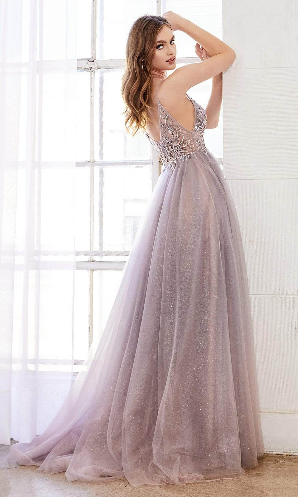 Andrea and Leo - A-Line Dress A0850 In Pink