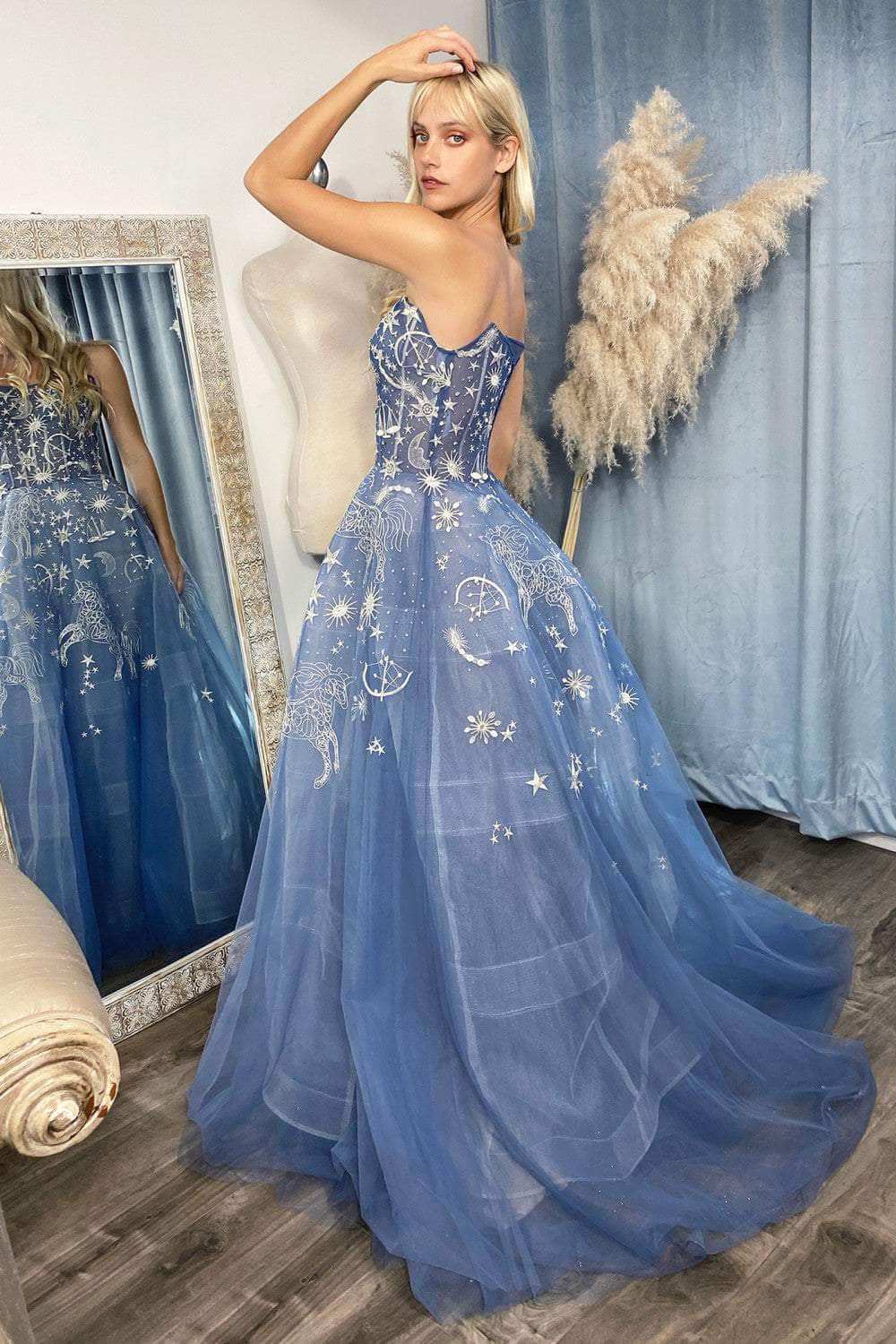 Andrea and Leo A0890 - Strapless Scoop Neck Evening Dress Evening Dresses