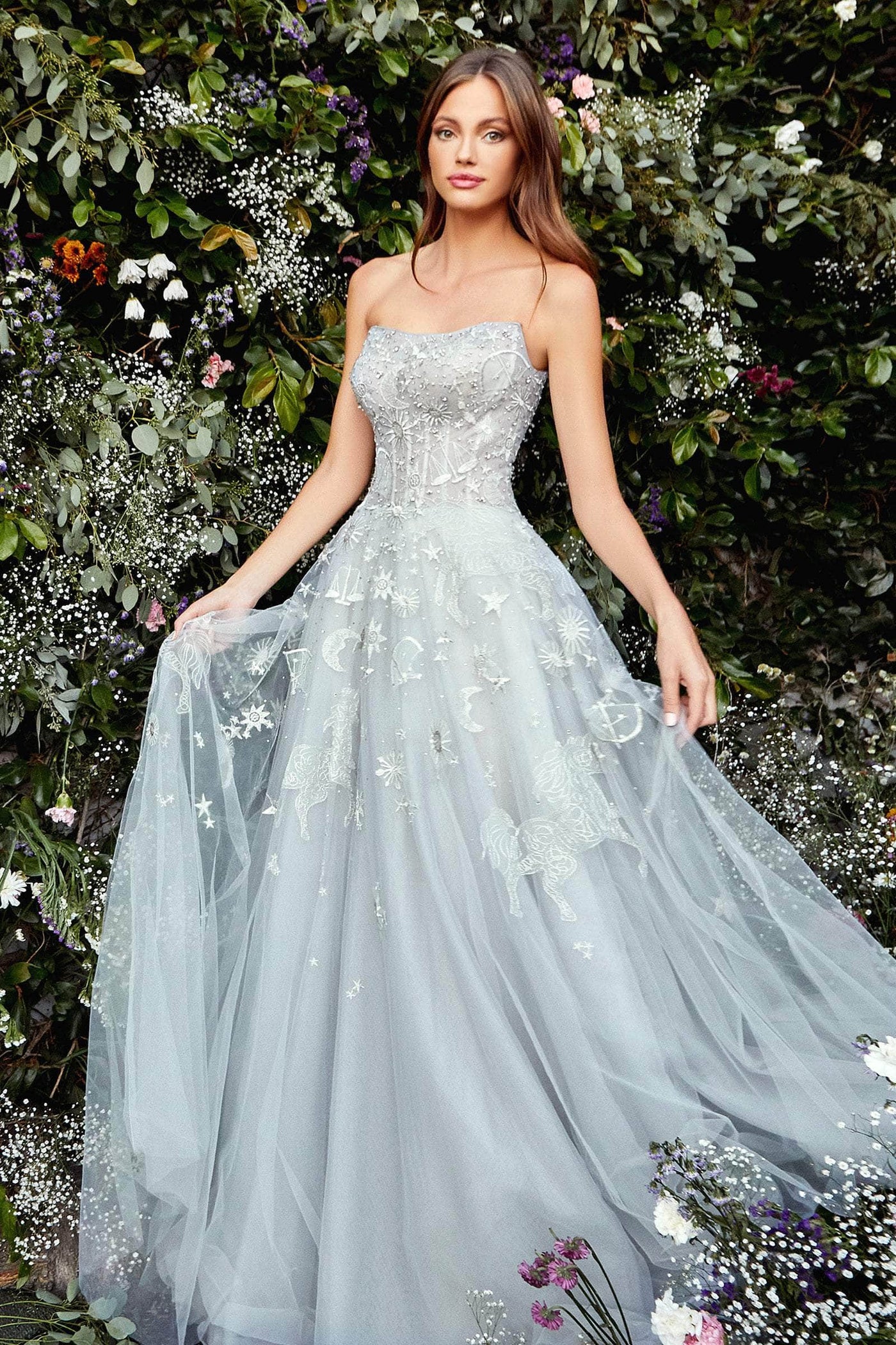 Andrea and Leo A0890 - Strapless Scoop Neck Evening Dress Evening Dresses