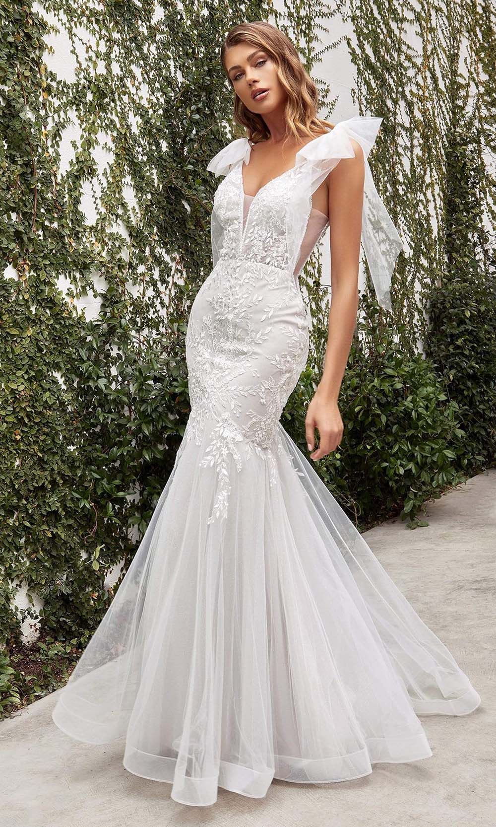 Andrea and Leo - A1039W Embroidered Mermaid Bridal Gown Bridal Dresses 2 / Off White