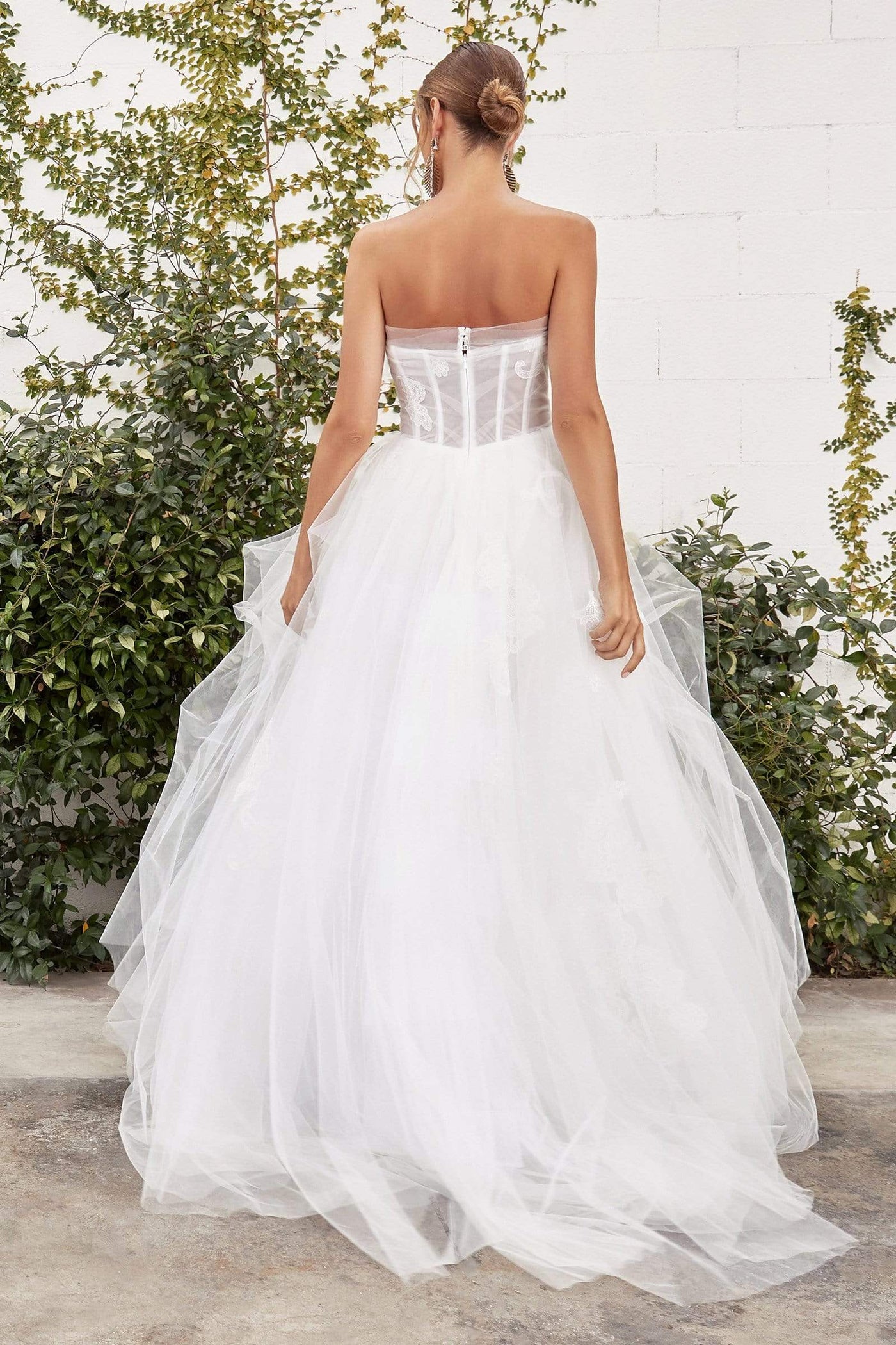 Andrea and Leo - A1050W Straight Across Corset Ballgown Special Occasion Dress