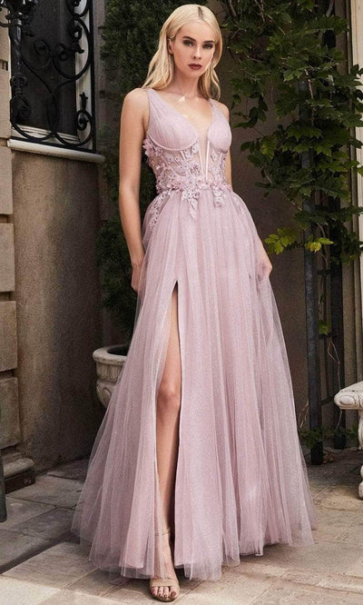 Andrea and Leo A1057 - Corset Bodice Tulle Prom Dress Prom Dresses 2 / Mauve