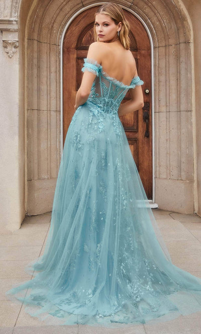 Andrea and Leo A1154 - A-line Tulle Off Shoulder Dress Special Occasion Dress