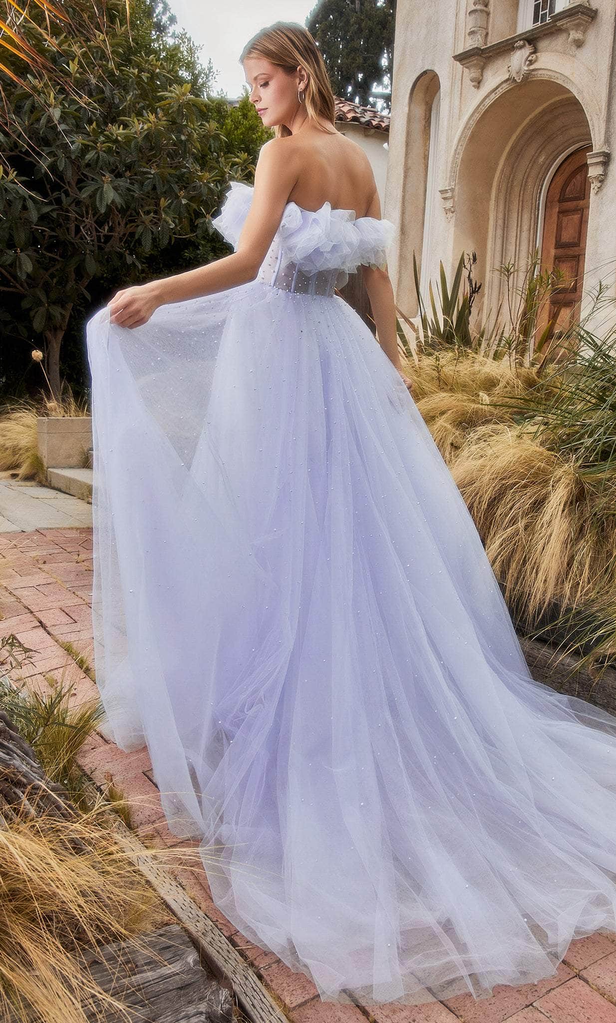 Andrea and Leo A1199 - Tulle-Made Strapless Long Gown Special Occasion Dress