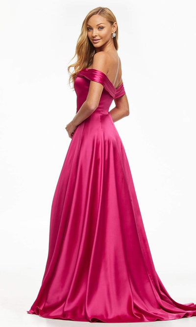 Ashley Lauren - 11091 Off Shoulder Full Length Evening Dress Pageant Dresses