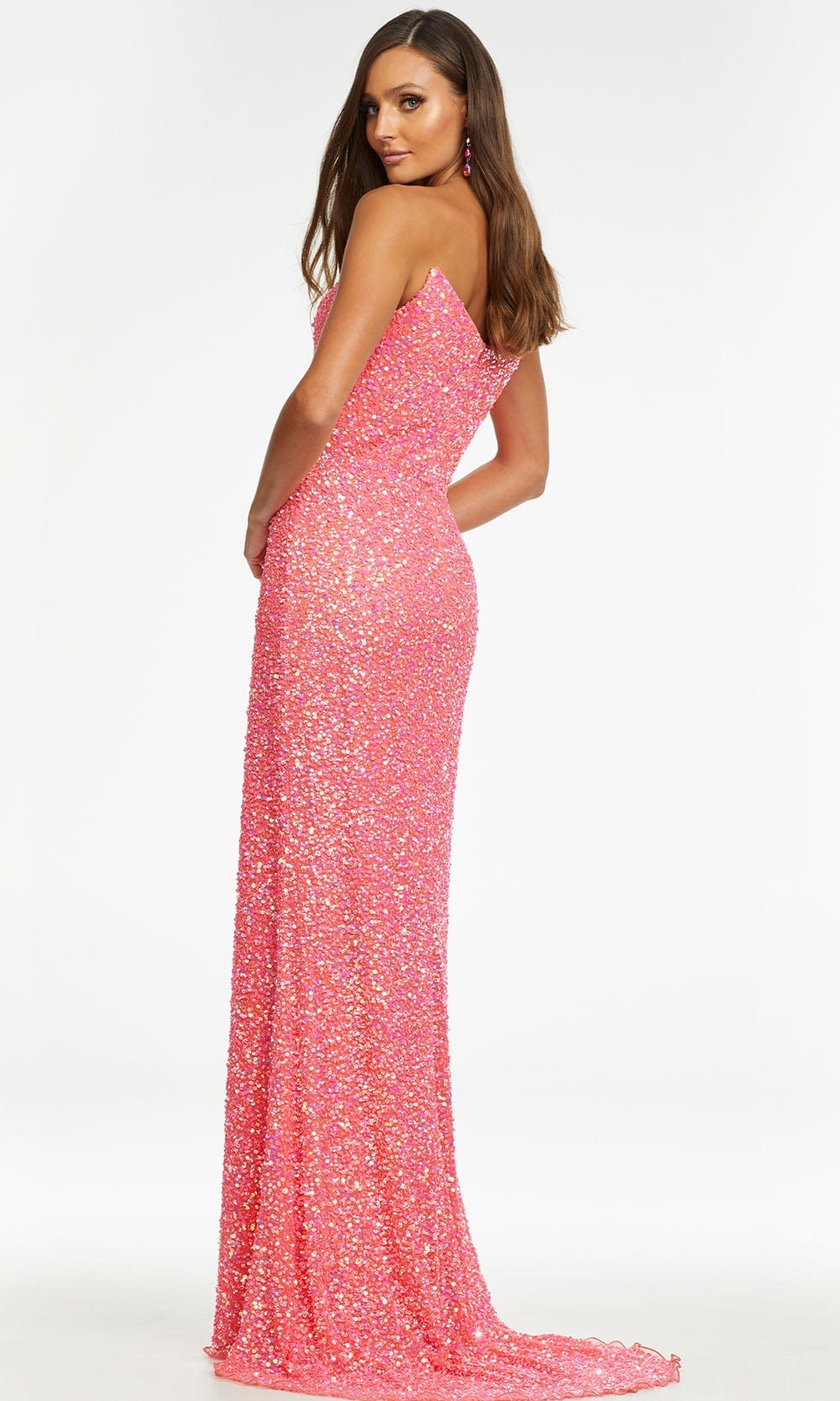 Ashley Lauren - 11143 Sequin Strapless Gown Prom Dresses