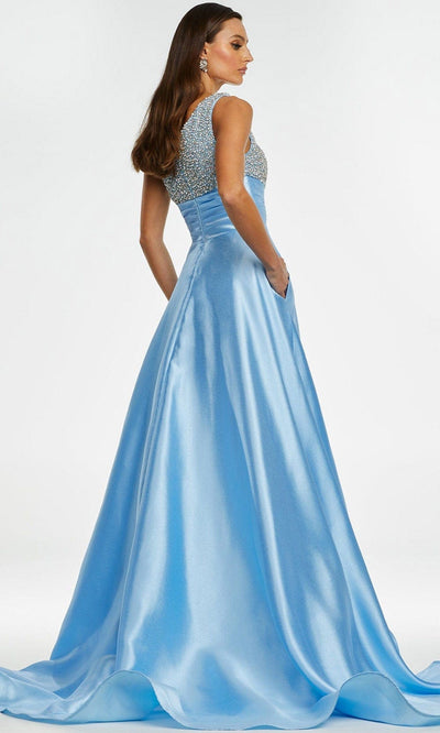 Ashley Lauren - 11149 Beaded Bustier Taffeta Gown Prom Dresses