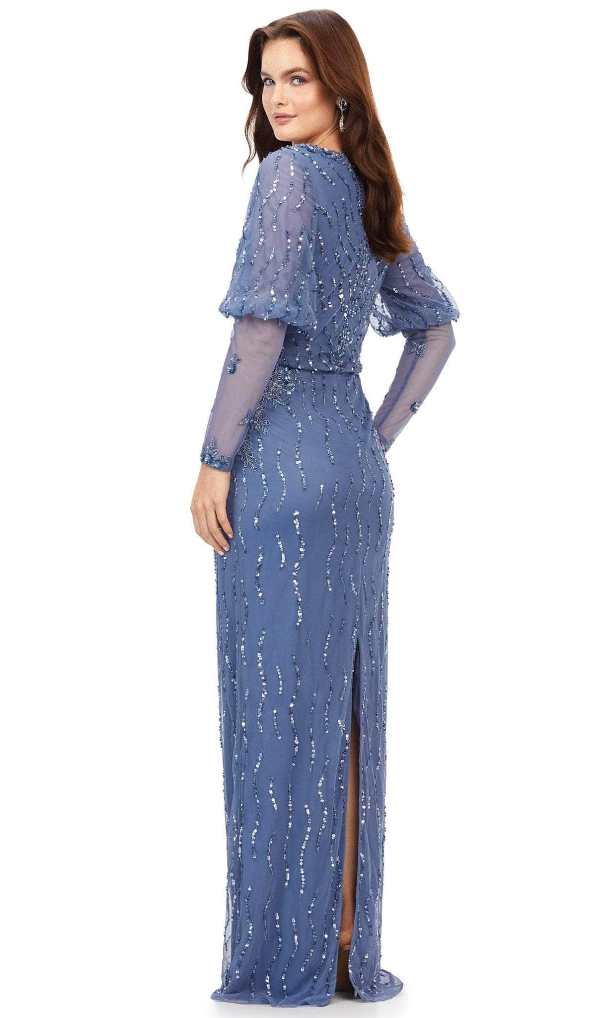 Ashley Lauren 11201 - Sequined All Over Blouson Gown Special Occasion Dress