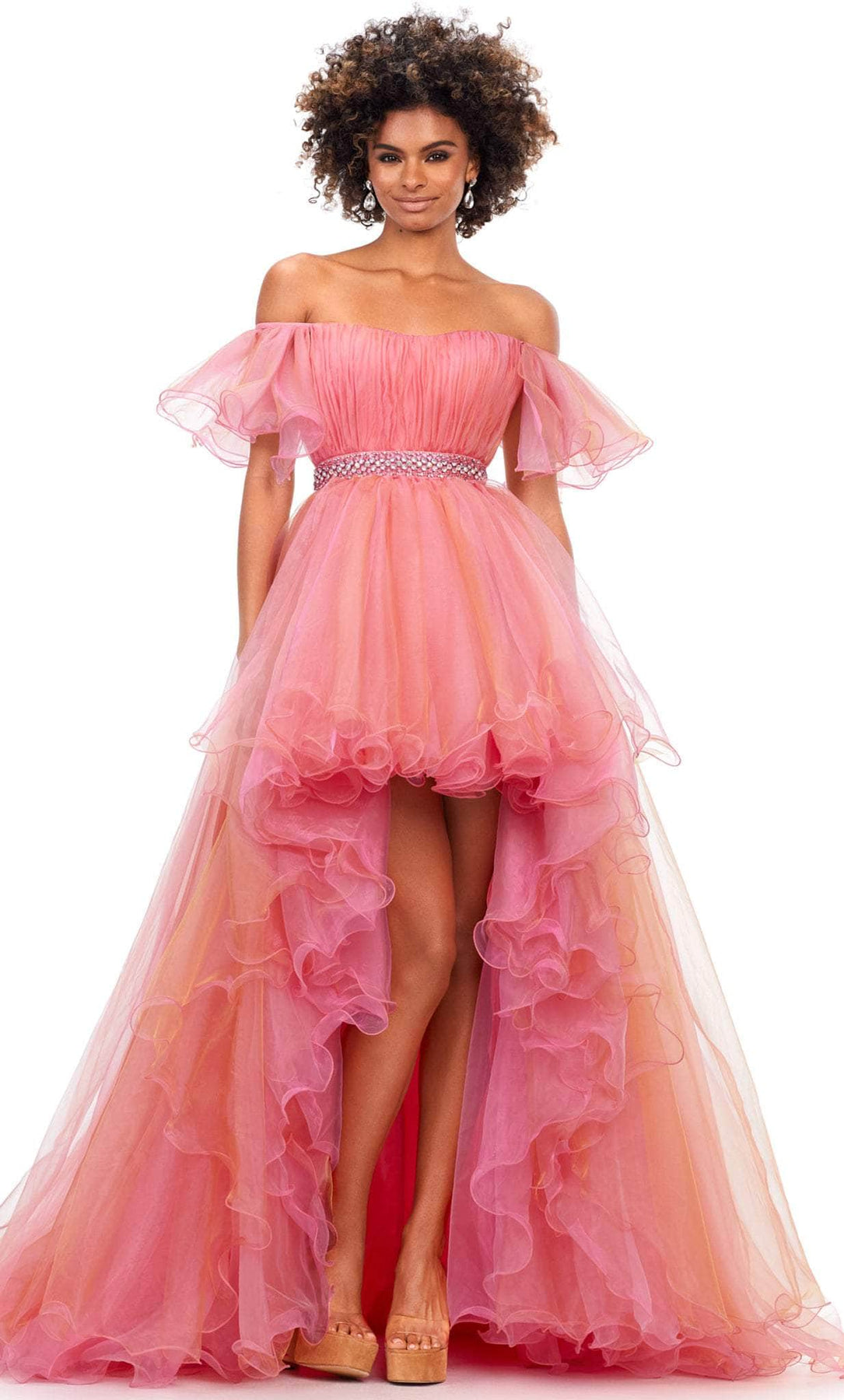 ashley lauren hot pink dress Ashley Lauren 11448 Size 2 Hot Pink Prom Dress Beaded