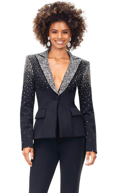 Ashley Lauren 11271 - Two Piece Blazer Pantsuit Special Occasion Dress