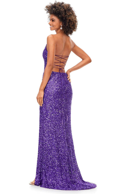 Ashley Lauren 11292 - Sequin Strapless Gown Special Occasion Dress
