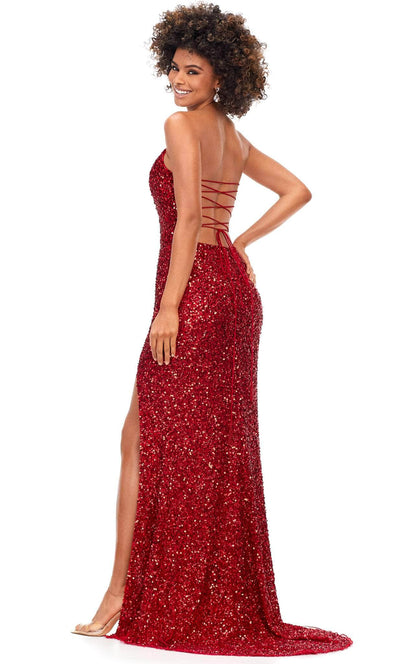 Ashley Lauren 11292 - Sequin Strapless Gown Special Occasion Dress
