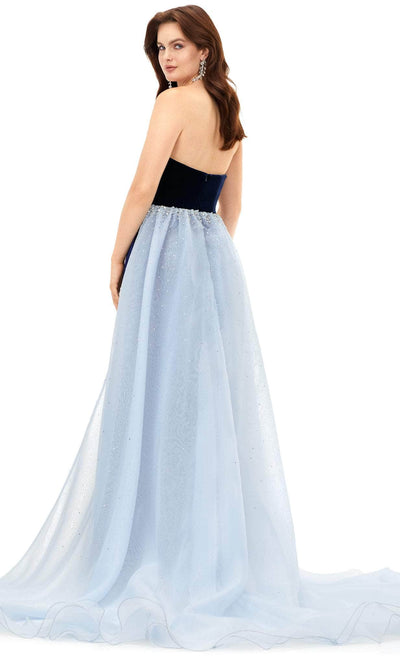 Ashley Lauren 11311 - Overskirt Velvet Evening Gown Special Occasion Dress