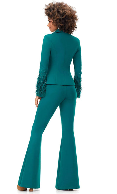 Ashley Lauren 11315 - Long Sleeve Two-Piece Pantsuit Special Occasion Dress