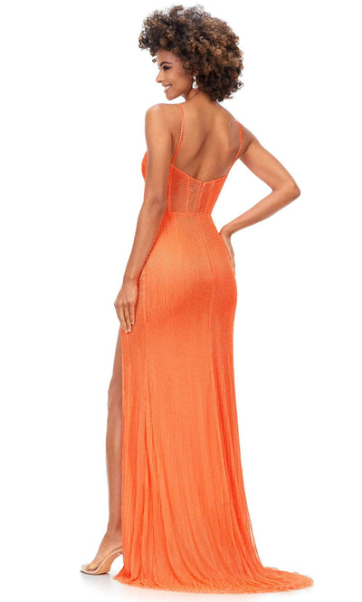 Ashley Lauren 11369 - Sleeveless Beaded Evening Gown Prom Dresses