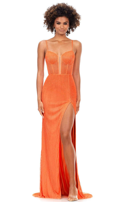 Ashley Lauren 11369 - Sleeveless Beaded Evening Gown Prom Dresses
