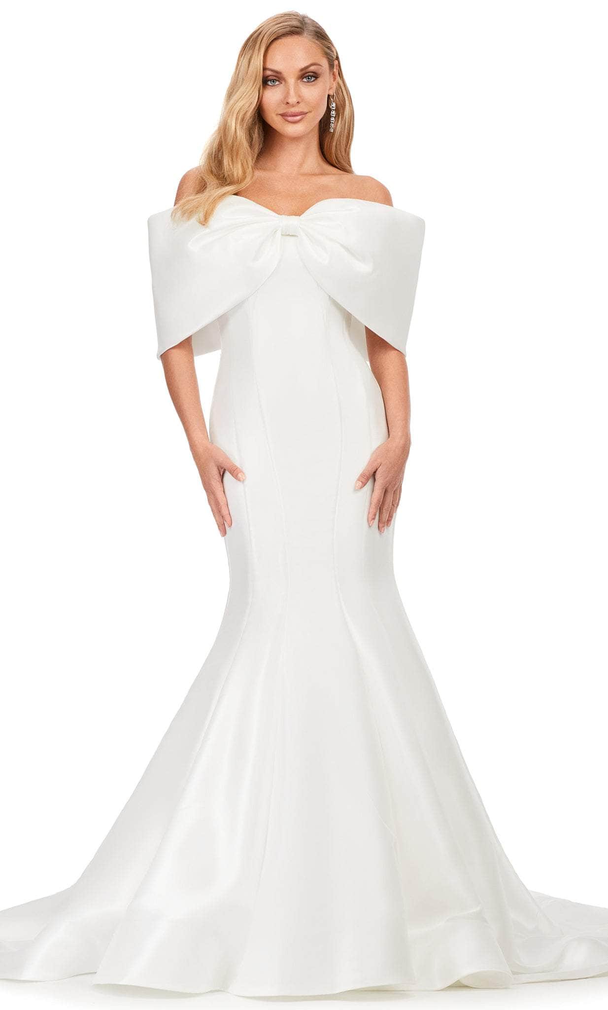 Ashley Lauren 11380 - Bow Motif Bridal Dress