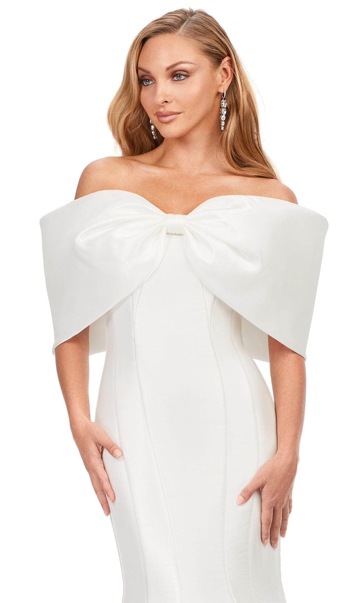 Ashley Lauren 11380 - Bow Motif Bridal Dress