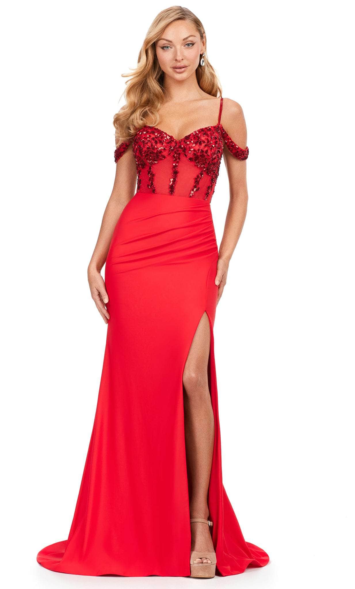ashley lauren 11391 - corset dress