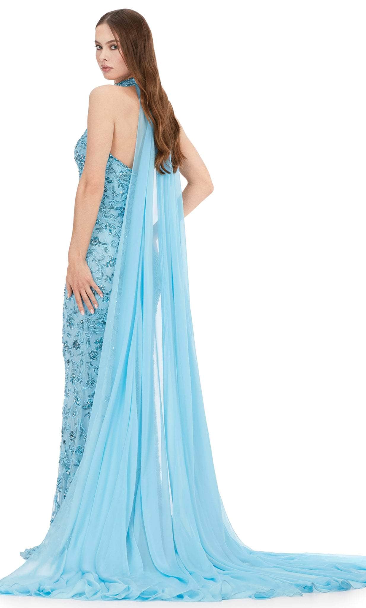 ashley lauren 11404 - beaded gown