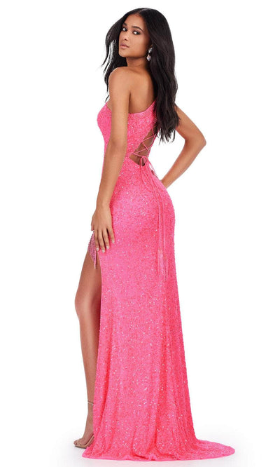 Ashley Lauren 11449 - Sequin One Shoulder Prom Dress Prom Dresses