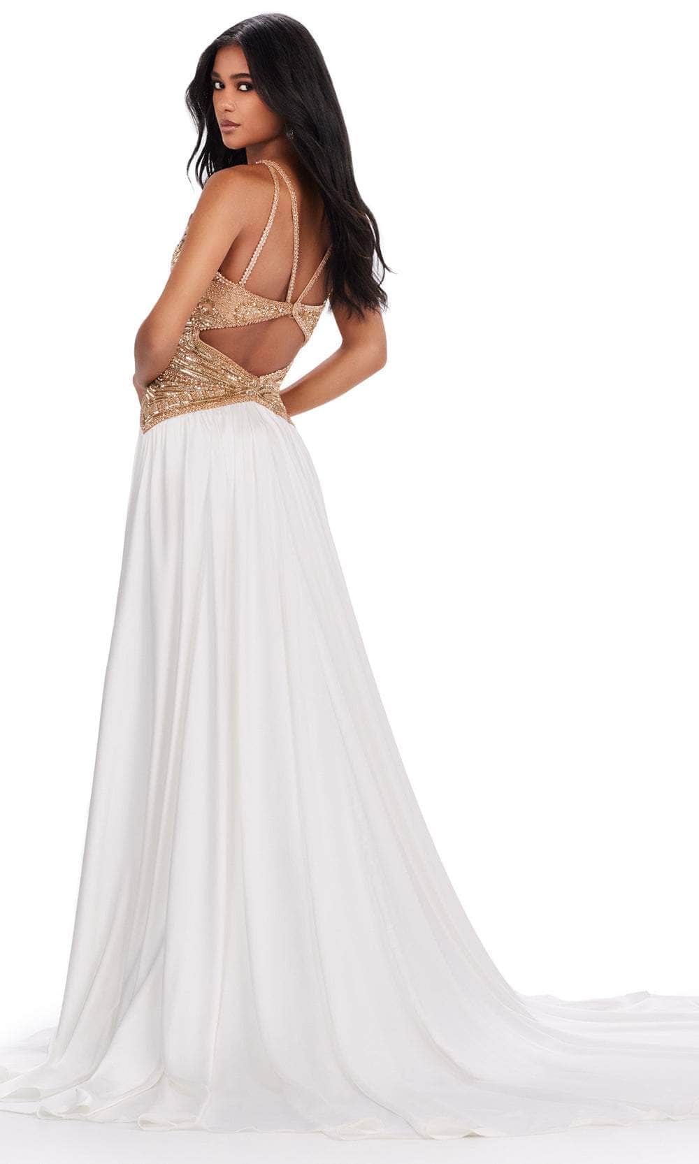 Ashley Lauren 11455 - Halter Sequin Gown Prom Dresses