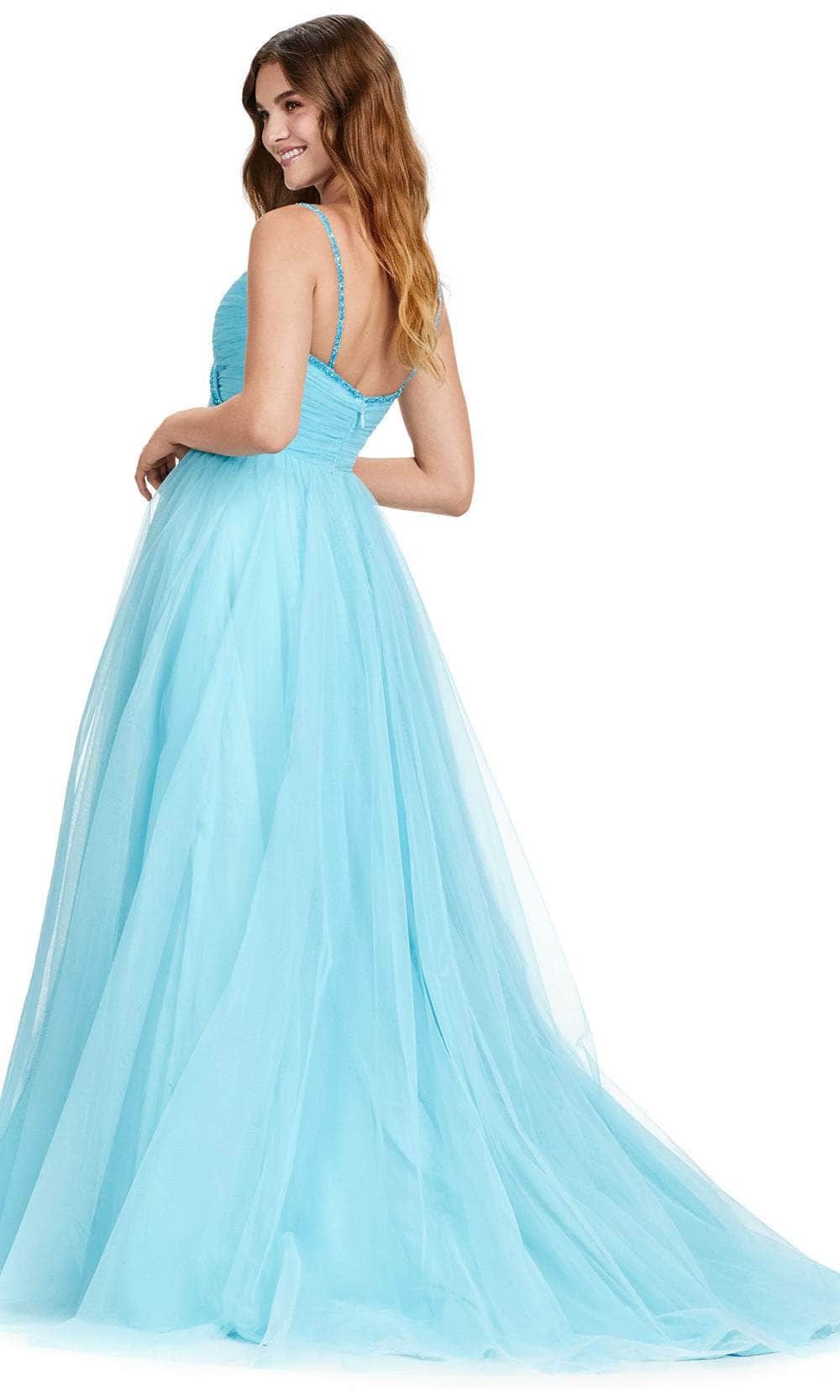 Ashley Lauren 11461 - Beaded Trim Prom Dress Prom Dresses