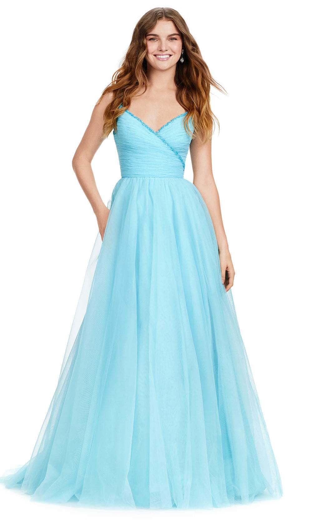 Ashley Lauren 11461 - Beaded Trim Prom Dress Prom Dresses
