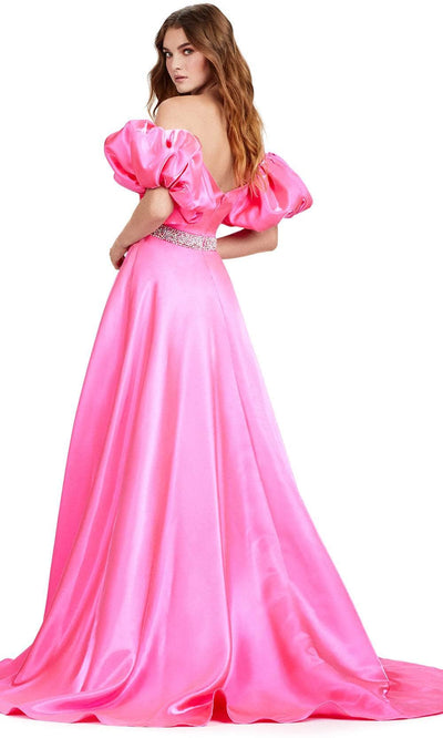 Ashley Lauren 11474 - A-Line Prom Dress with Beaded Belt Prom Dresses