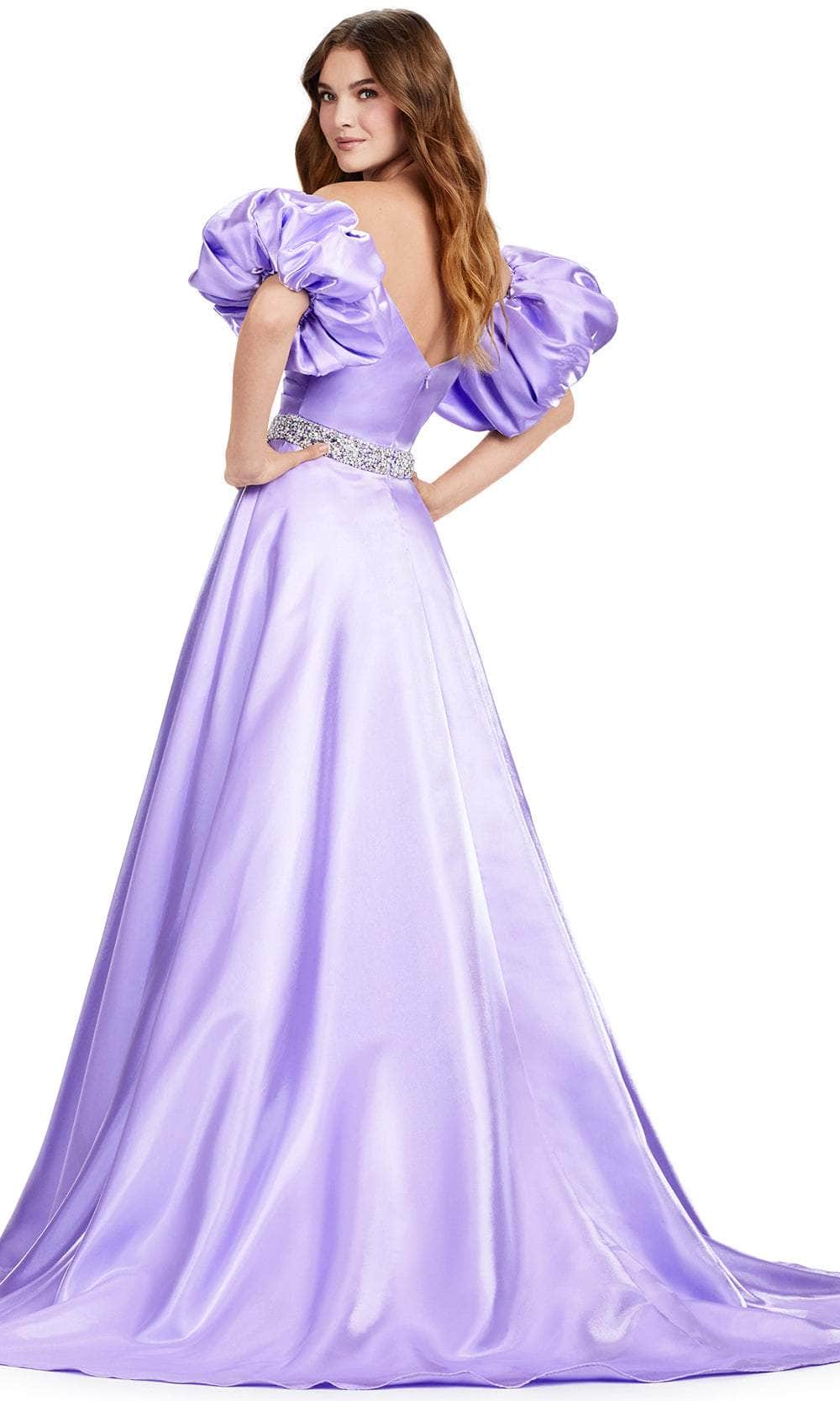 ashley lauren purple prom dress Ashley Lauren Style 12230 Long Prom Dress Pageant Formal Evening Gown