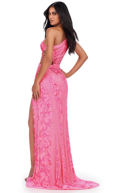 Ashley Lauren 11489 - Beaded Cutout Prom Dress Prom Dresses