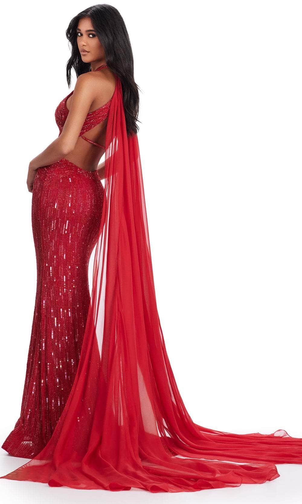 Ashley Lauren 11499 - Halter Cutout Prom Dress Prom Dresses
