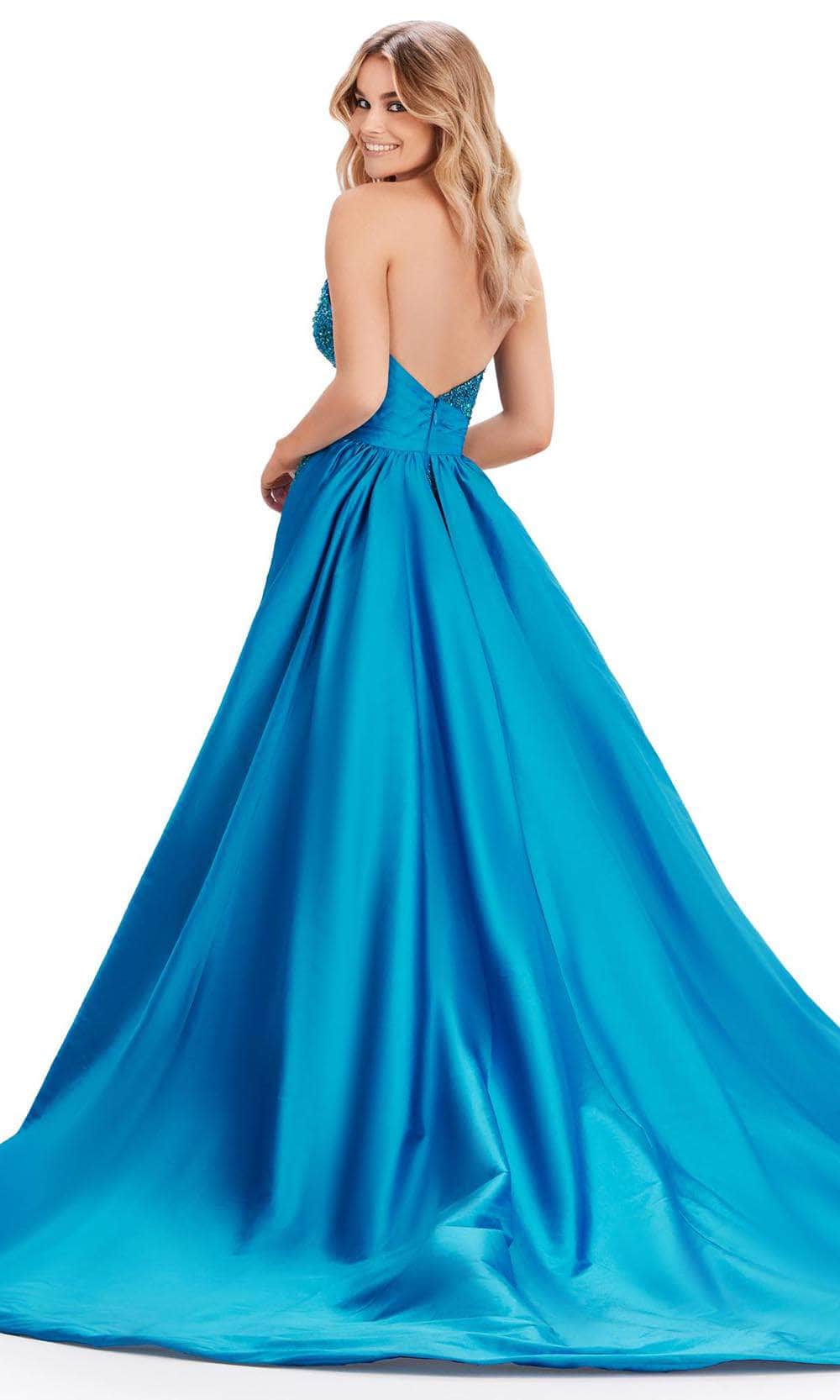 Ashley Lauren 11571 - Beaded Strapless Gown Evening Dresses