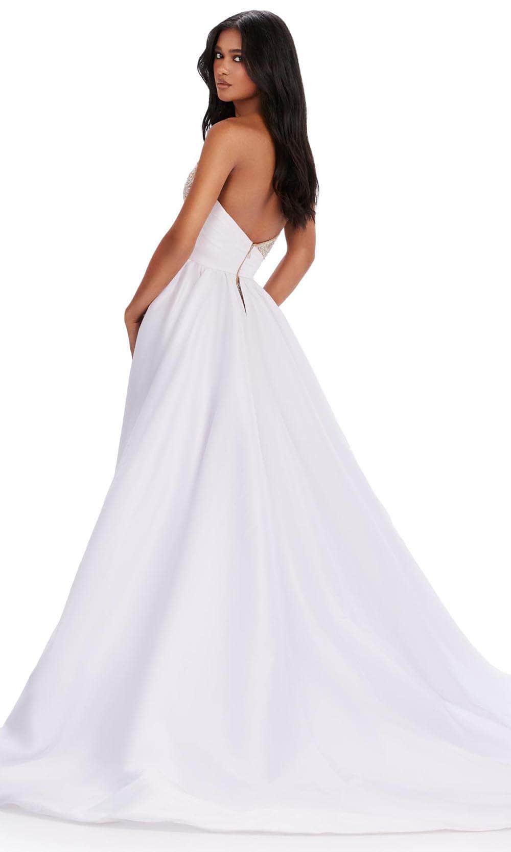 Ashley Lauren 11571 - Beaded Strapless Gown Evening Dresses