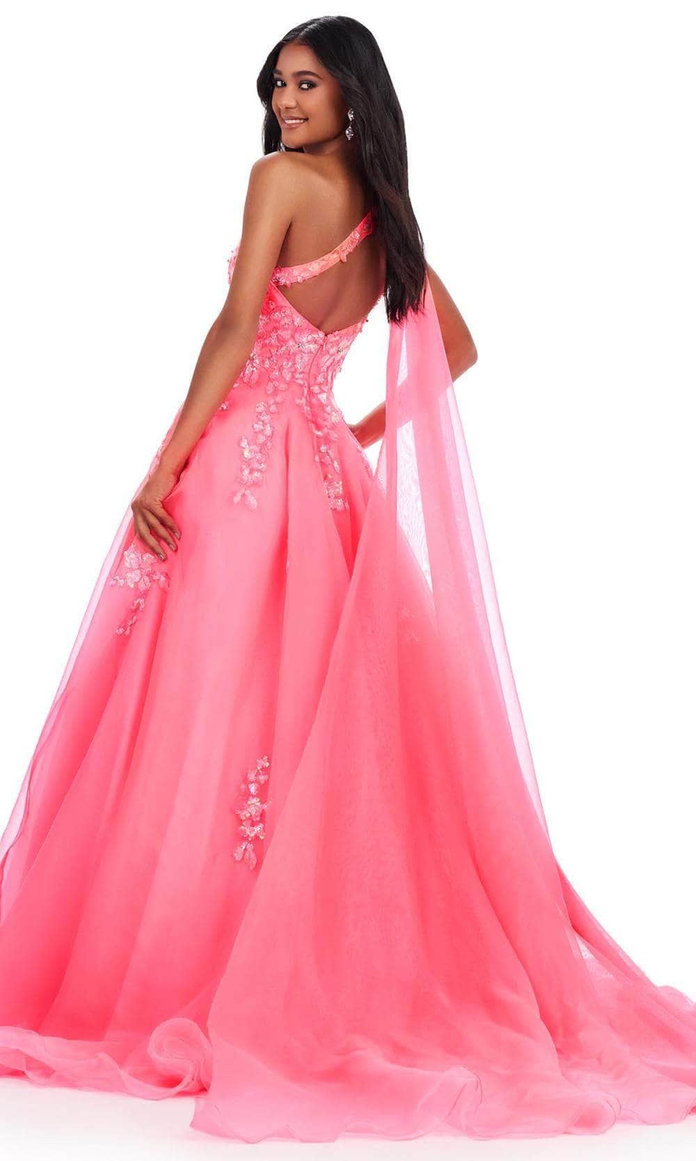 Ashley Lauren 11573 - One Shoulder Sequin Prom Dress Prom Dresses