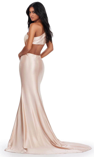 Ashley Lauren 11577 - One Shoulder Satin Prom Gown Prom Dresses