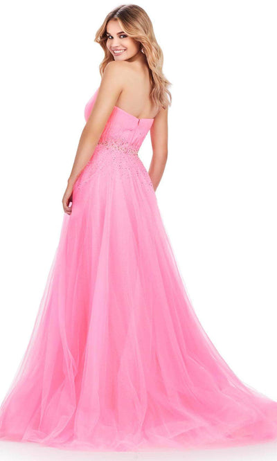 Ashley Lauren 11597 - Scoop Beaded Belt Prom Gown Prom Dresses