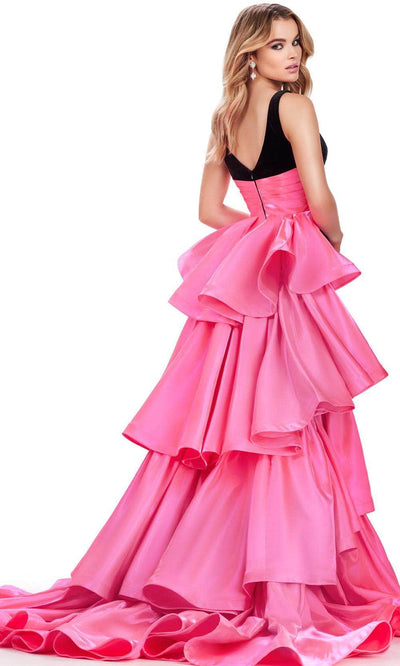Ashley Lauren 11643 - Plunging V-Neck Sleeveless Dress Prom Dresses