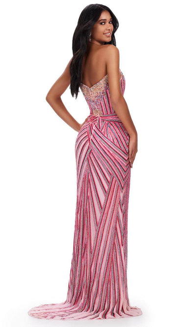Ashley Lauren 11665 - V-Neck Beaded Dress Prom Dresses