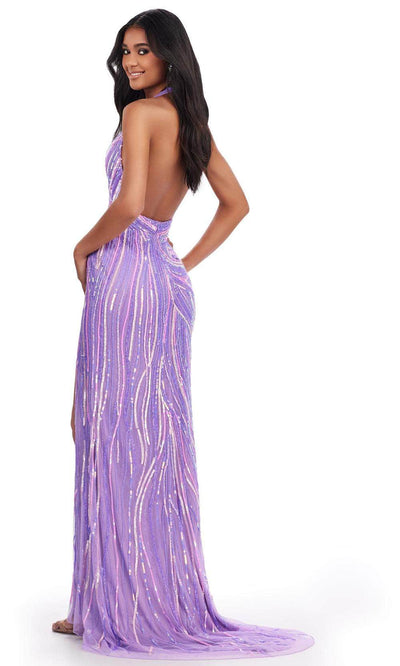 Ashley Lauren 11670 - Embellished Halter Prom Dress Prom Dresses