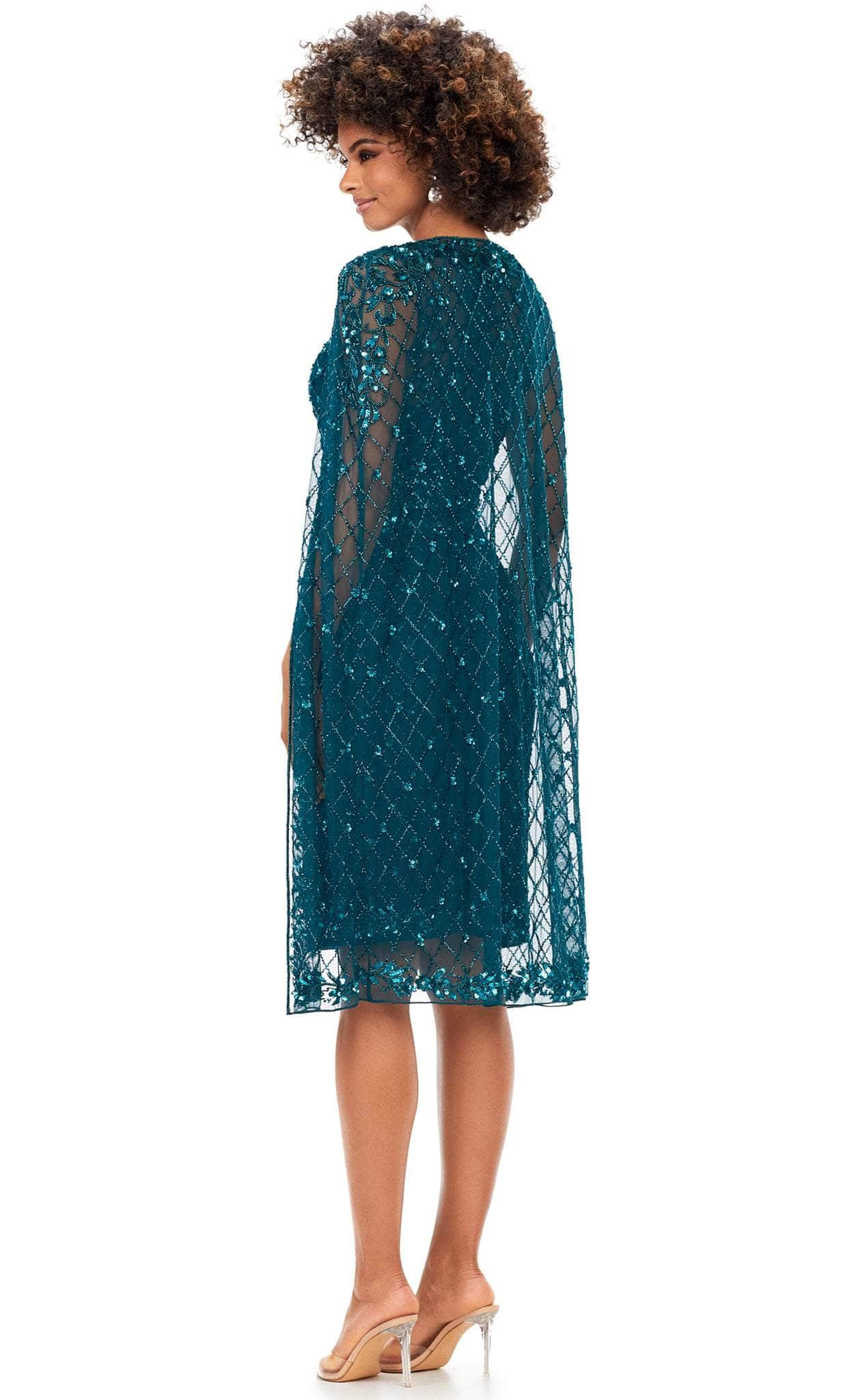 Ashley Lauren 4510 - V-Neck Beaded Cocktail Dress Cocktail Dresses