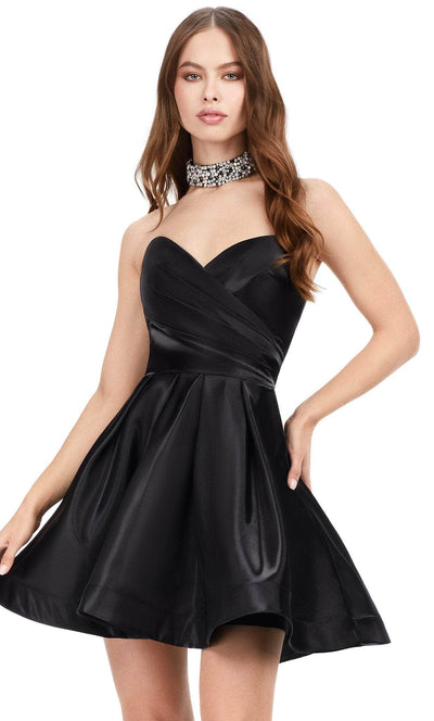 ashley lauren 4644 - strapless dress