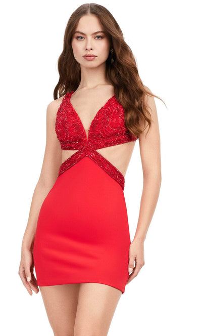 ashley lauren 4649 - sheath dress