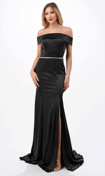 Aspeed Design D548 - Off Shoulder Evening Gown XS / Black