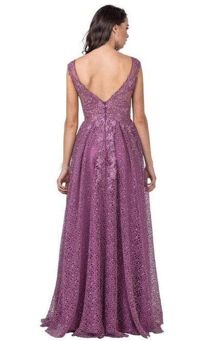 Aspeed Design - L2329 Illusion Bateau A-Line Evening Dress Evening Dresses
